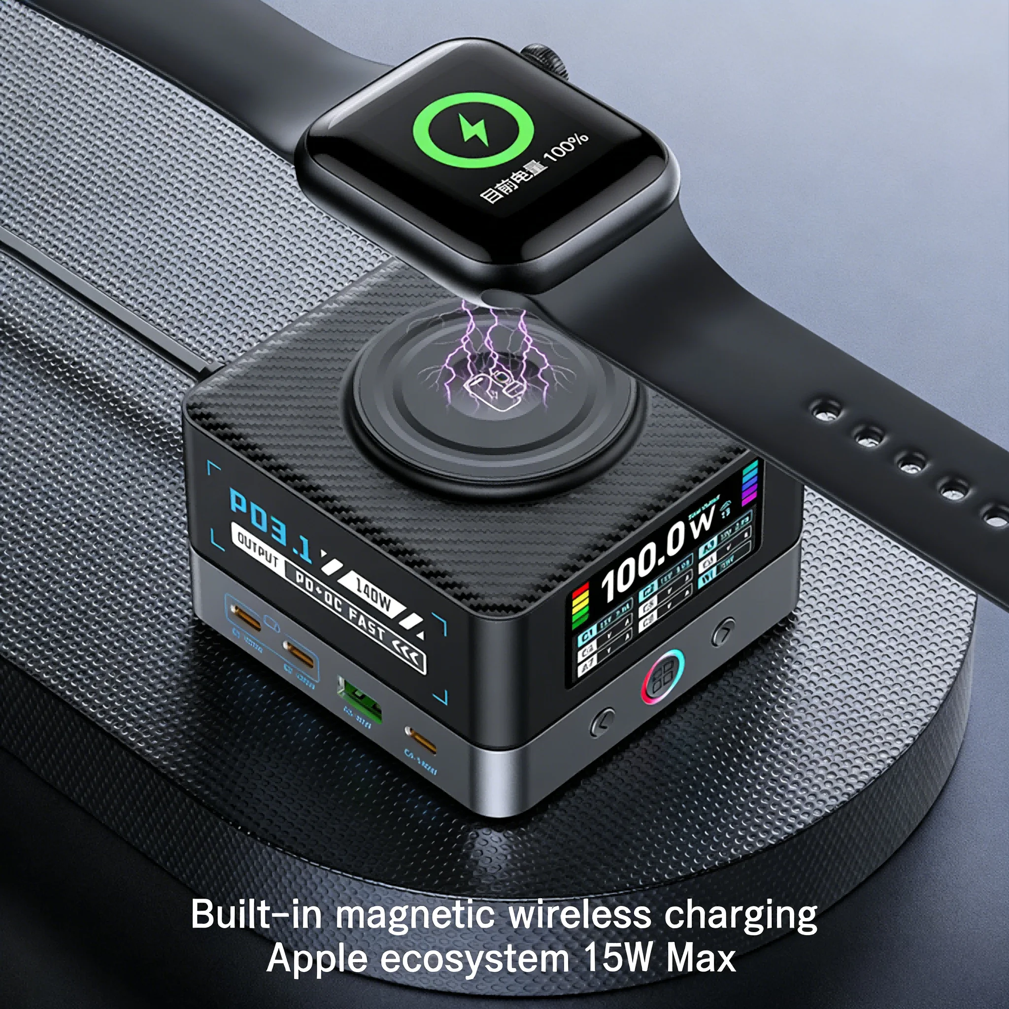 2026 New 9-in-1 GaN Desktop Ch - Smartwatch Phone Watches ulasan dan harga
