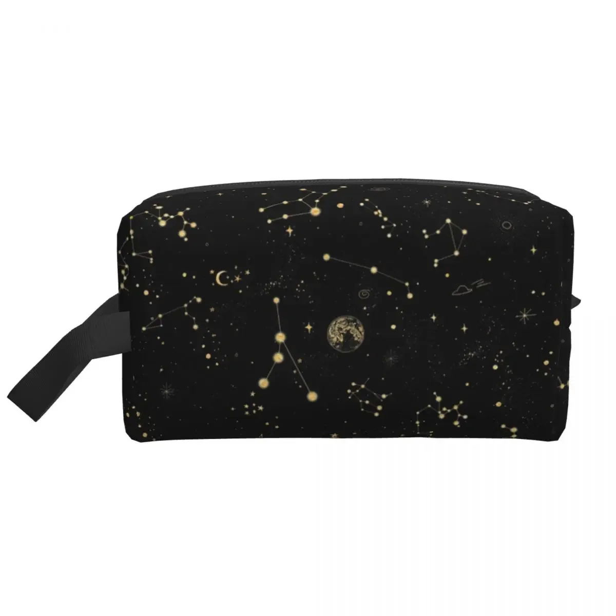 Into The Galaxy Makeup Bag Women Travel Cosmetic Organizer Kawaii Space Constellations Storage Toiletry Bags