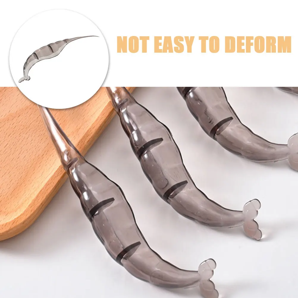 

5Pcs Crawfish Sheller Portable Seafood Tool Sturdy Construction Shrimp Deveiner Quick Peel Crawfish Sheller Kitchen Gadget