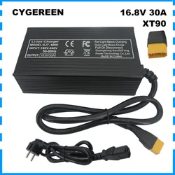 16.8V 30A Li-ion 4S Battery Fast Charger 14.4V 14.8V Lithium RV Golf Cart Energy Storage Charger SB50 XT90 Connector