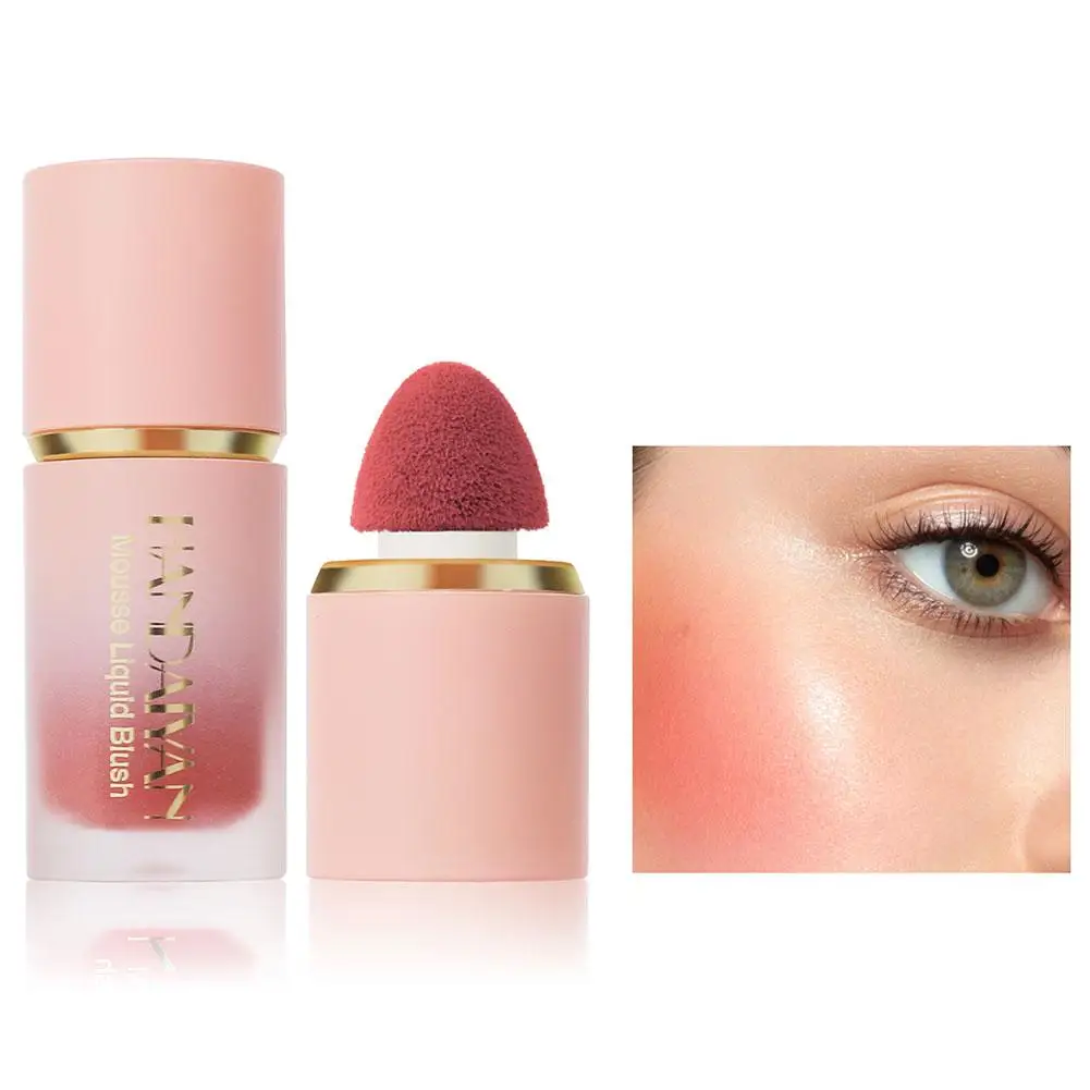 Rubor líquido 3 en 1, brillo mate, colorete líquido para cara, resaltador, Mousse, contorno, rubor suave, ojos, mejillas, resistente al agua St Z3E0