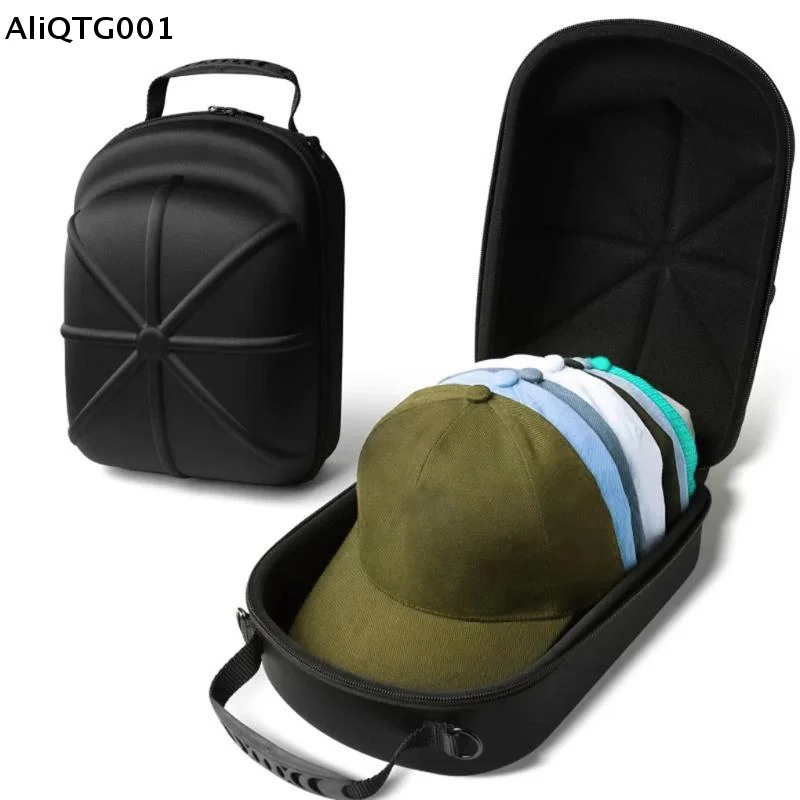 EVA Baseball Cap Travel Bag Storage Carrier Box Display Case - Soft Protective Carrying Bag for Baseball Hats
