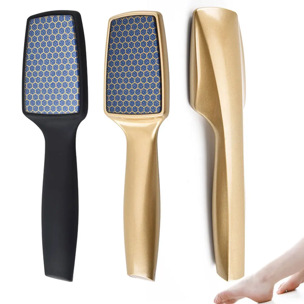 1pc Nano-Kristall Fuß Datei Für Abgestorbene Haut Entfernung Tragbare Pediküre Werkzeug Glatte Langlebig Fuß Kallus Wäscher peeling Schwarz