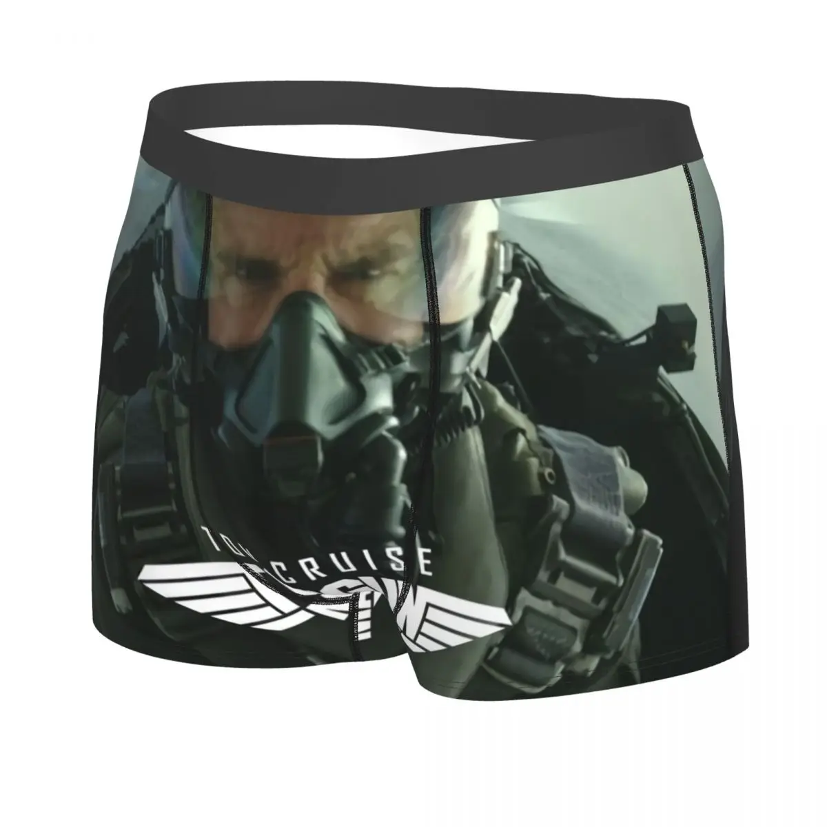 Custom Tom Cruise Tv Movie Top Gun Maverick Underwear Men Sexy Print Customized Boxer Shorts Panties