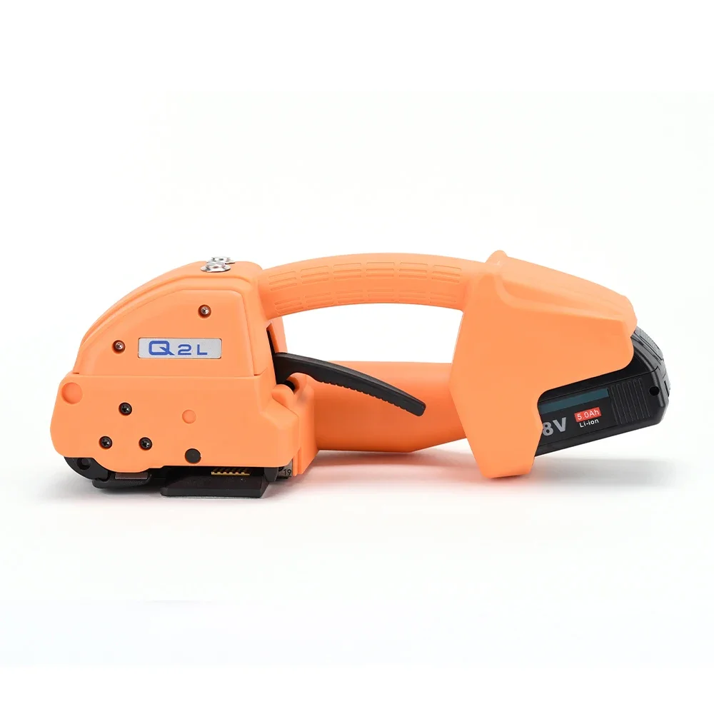 

Q2L High Pull 5500N PP PET Battery Powered Electric Baler Plastic Packing Machine Handheld Strapping Tools