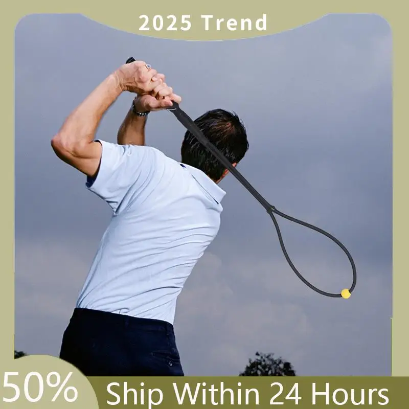 

A35F New Golf Swing Training Aid Rope, Portable Golf Adjustable Handle Golf Posture Movement Correction