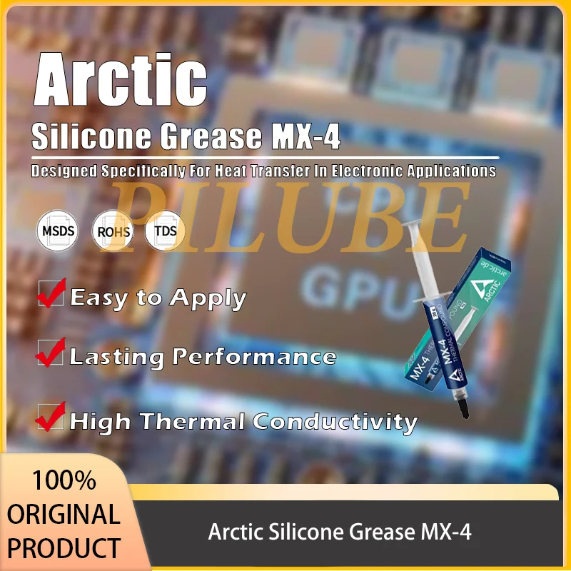 Arctic Silicone Grease MX-4 for Efficient Heat Transfer and Long-Term Cooling Solution Original Product