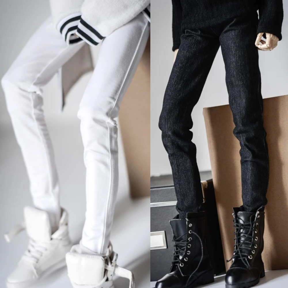 

1/3 1/4 Slim Elastic Denim Pencil Pants Long Pants Model for ID75 Dragon Soul 73 POPO68 GR MSD DIY