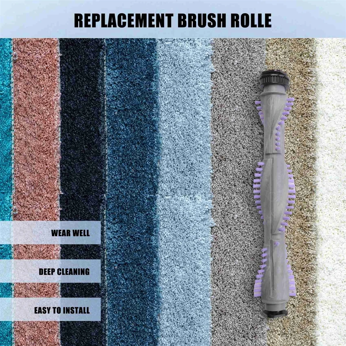 ลูกกลิ้งแปรงทำความสะอาดแบบสุญญากาศสำหรับ NV350นำทางปลาฉลาม NV352 NV351 NV353 NV360 NV356e NV42ชิ้นส่วนอะไหล่ UV420 NV80