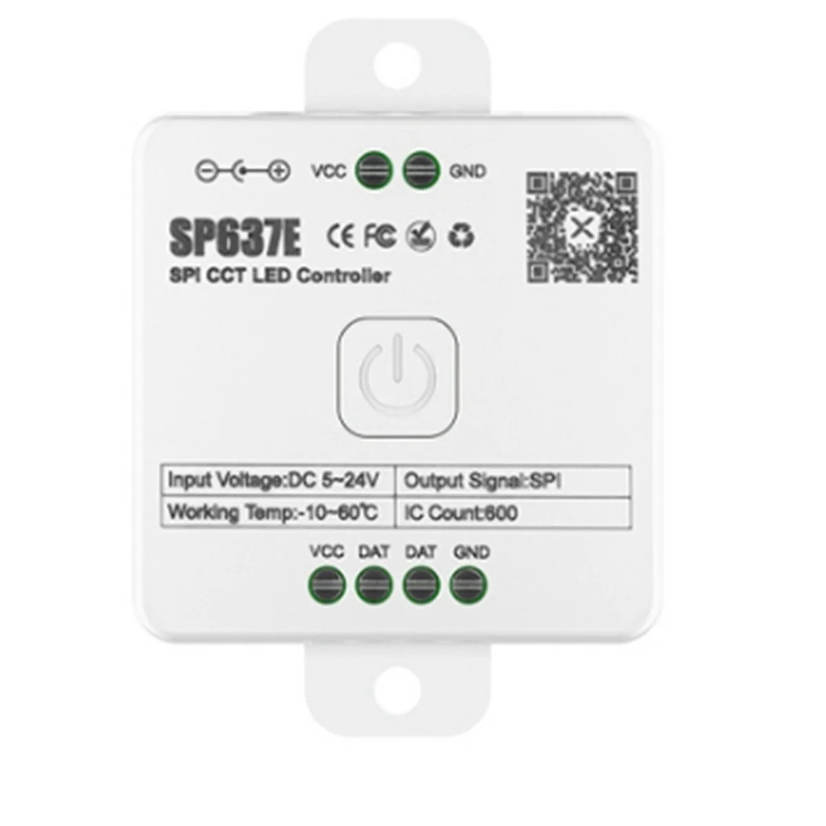 B74A And-SP637E SPI DC5-24v Doppio controller con supporto per telecomando Telecomando touch 2.4G