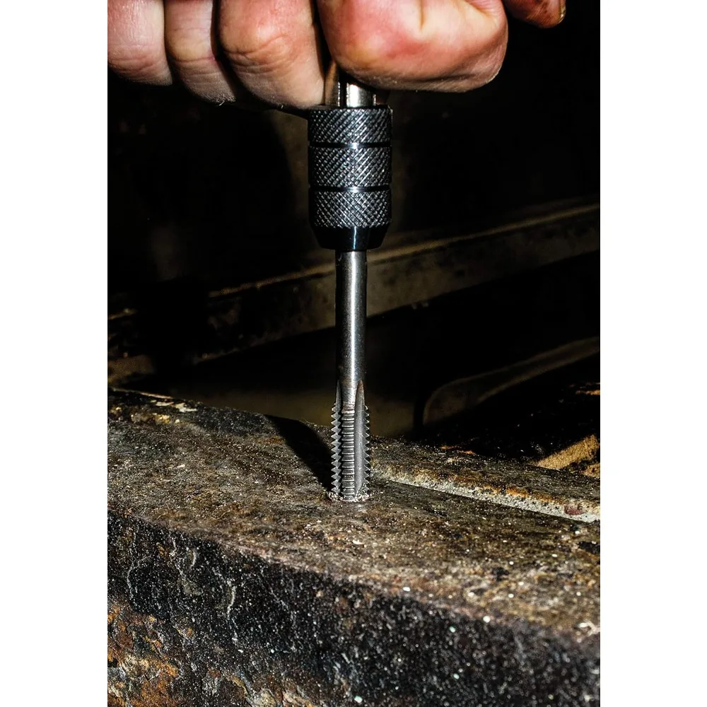 أداة حفر وأداة القرن - مجموعة أدوات وصنبور وقوالب كسور من الفولاذ الكربوني 98958، مجموعة أدوات مكونة من 58 قطعة - مجموعة أدوات لتطبيقات القطع اليدوية