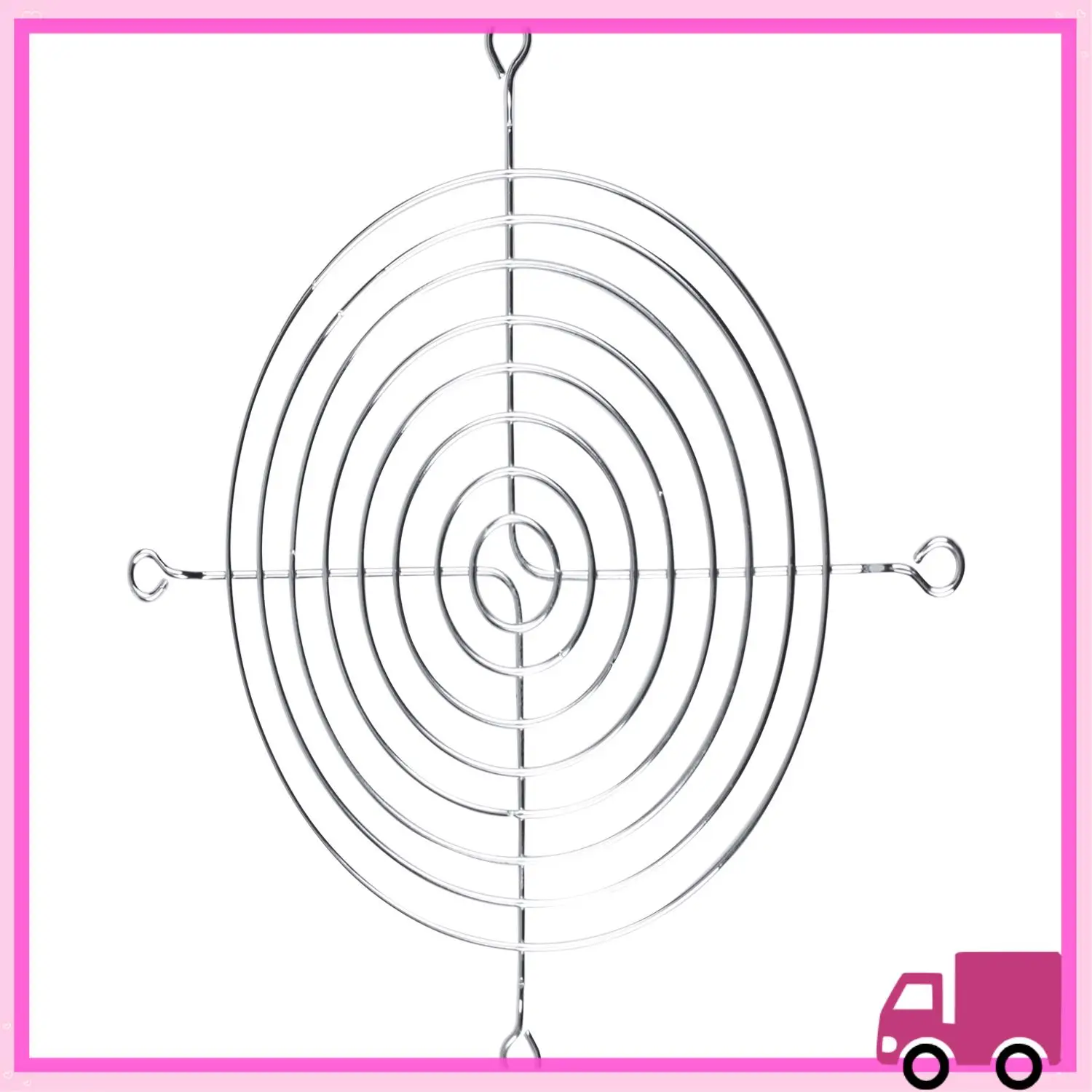 Compact 3Pcs 120Mm 4.7" Metal Fan Guard Protective Grill For PC Ventilator