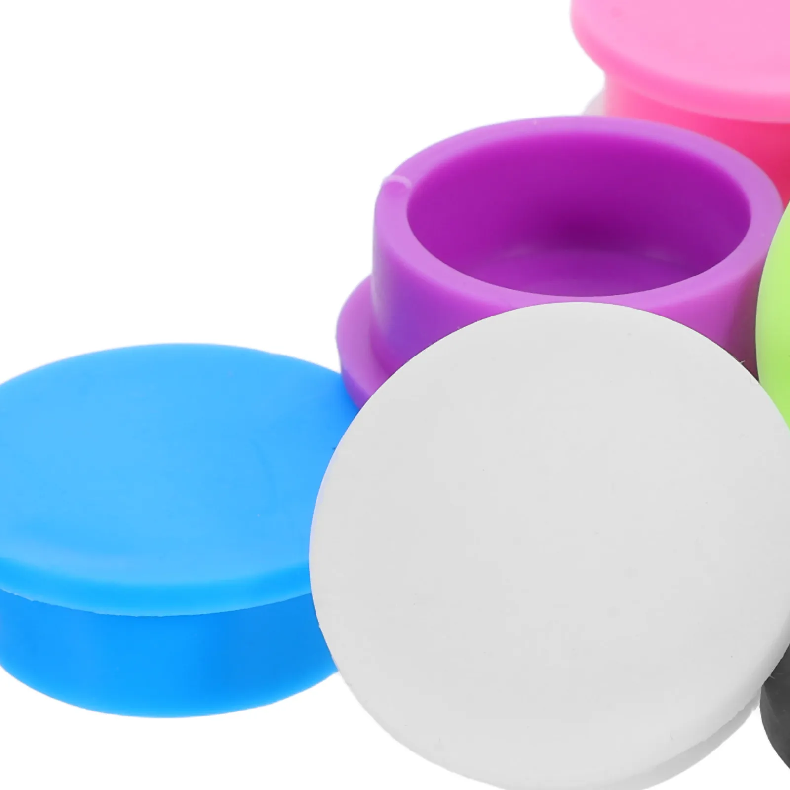 12Pcs Glass Airtight Vial Caps Colorful Reusable Protective Covers Leakproof Dustproof 3ML Vials Laboratory