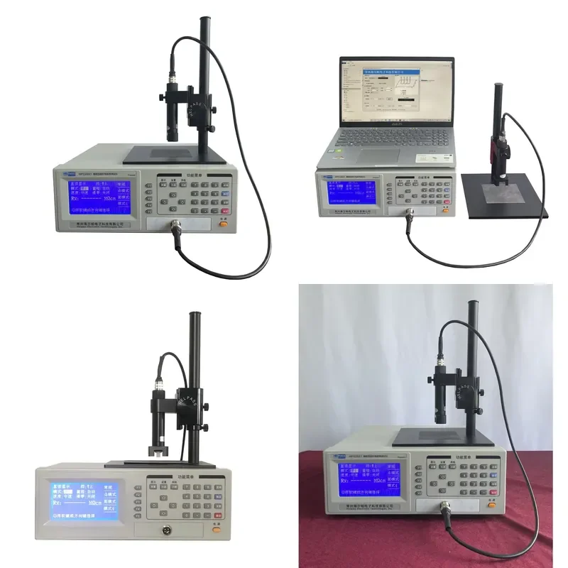 High Accuracy Four Point Probe Meter for Electronic Measuring Device with LCD Display IP65 Protection USB Interface 1 Year