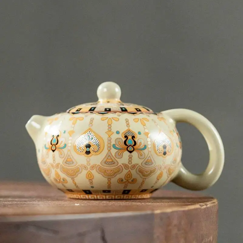 Ru Kiln Tangka Dunhuang Xi Shi Fengming Teap Household Ceramic One Two Cups Personal High End Dedicated Single Tea Brewing
