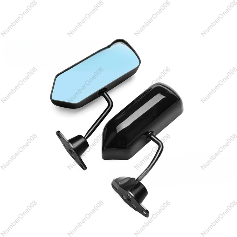 F1 Bullet Shaped Rearview Mirror, Retro Style Racing SUV Rearview Mirror Flower Mirror