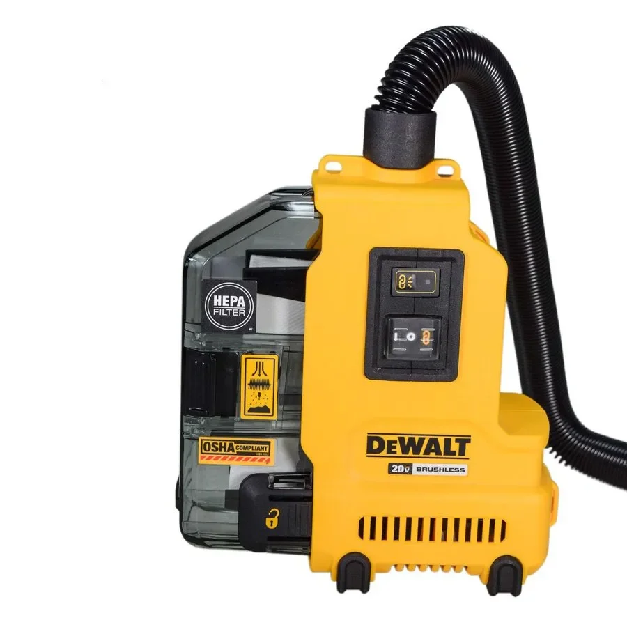 DEWALT оригинальный пылесборник 20 В MAX, бесщеточный, беспроводной, универсальный, электроинструмент для удаления пыли DWH161B