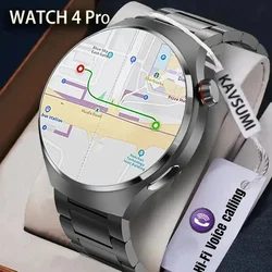 2024 New GPS Smart Watch Men For Huawei GT4 Pro 360*360 HD Screen Heart Rate Bluetooth Call NFC IP68 Waterproof Sport Smartwatch