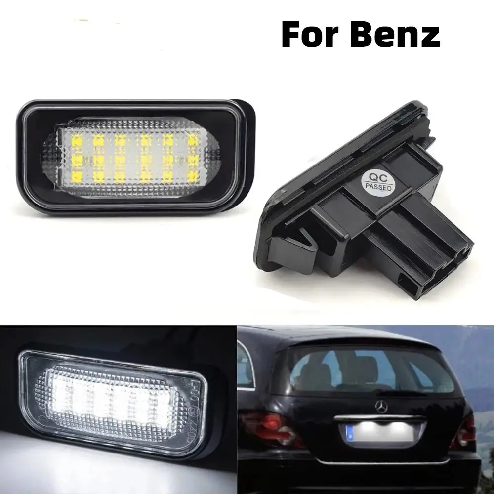 2 шт. для Mercedes Benz C-класс светодиодный светильник номерного знака W203 4Door 2001-2007 R230 W209 C209 A209 SL CLK Class Canbus