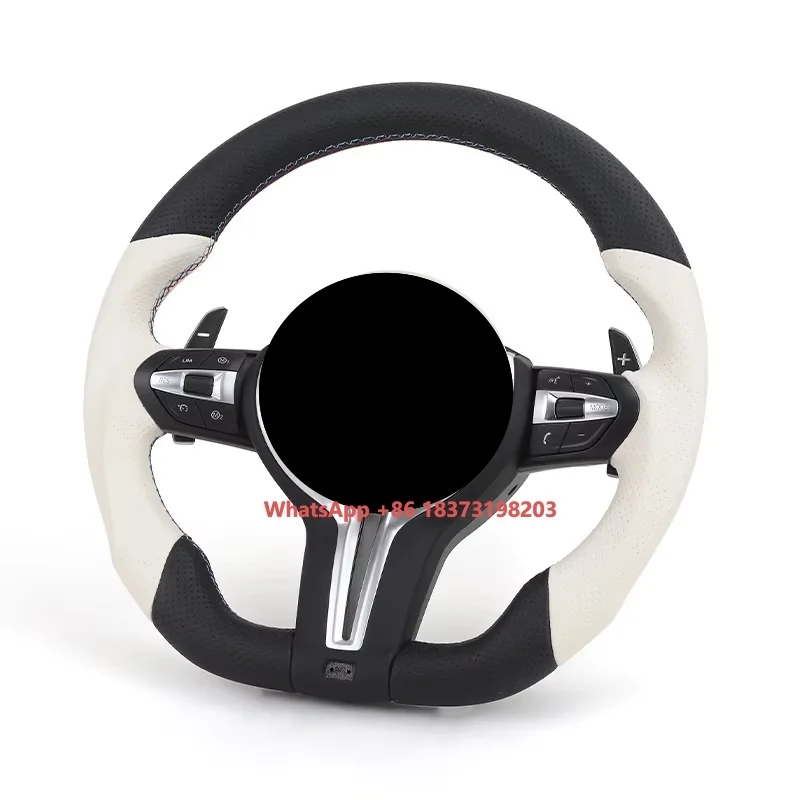 

Upgrade M Sport Heated Perforated Leather Steering WHeel for BMW F10 M5 F90 F30 F20 X5 E70 X6 X6M E71 E46 M3 E39 E60 E92 Z4 M4