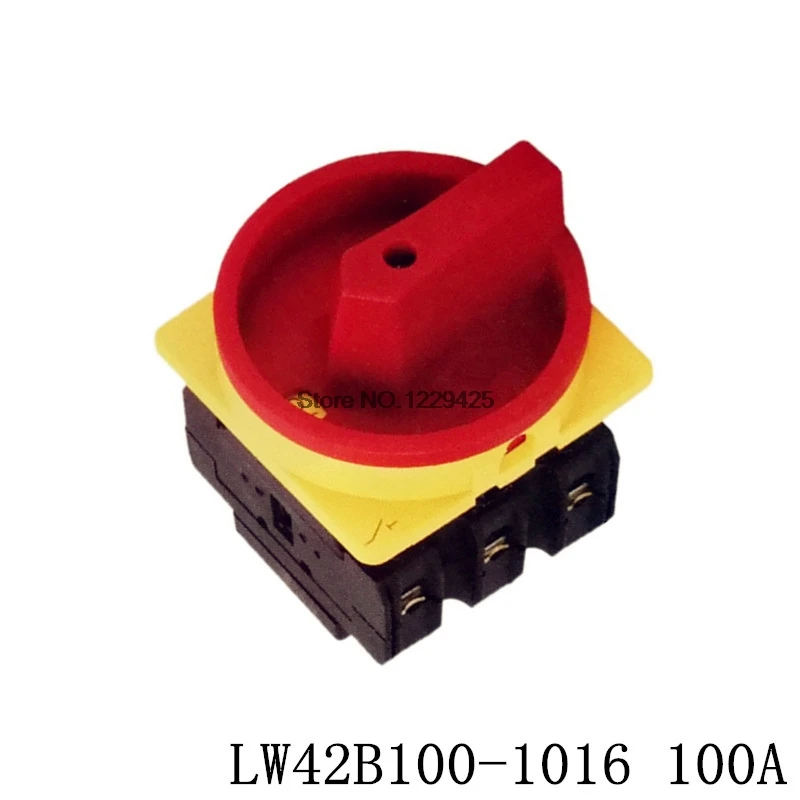 LW42B-100A/1016 Cam Load Disconnect Switch Power On OffLoad Disconnect Universal Changeover Switch LW42B
