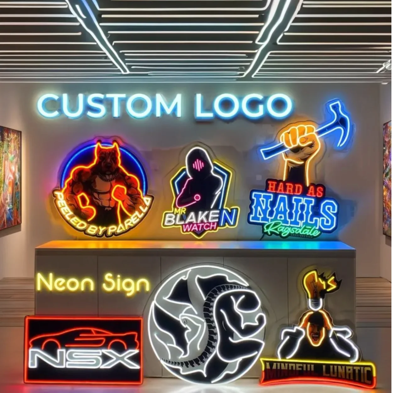 투명 아크릴 뒷면과 간편한 설치가 가능한 맞춤형 LED - Neon Sign Led Custom 리뷰 및 가격