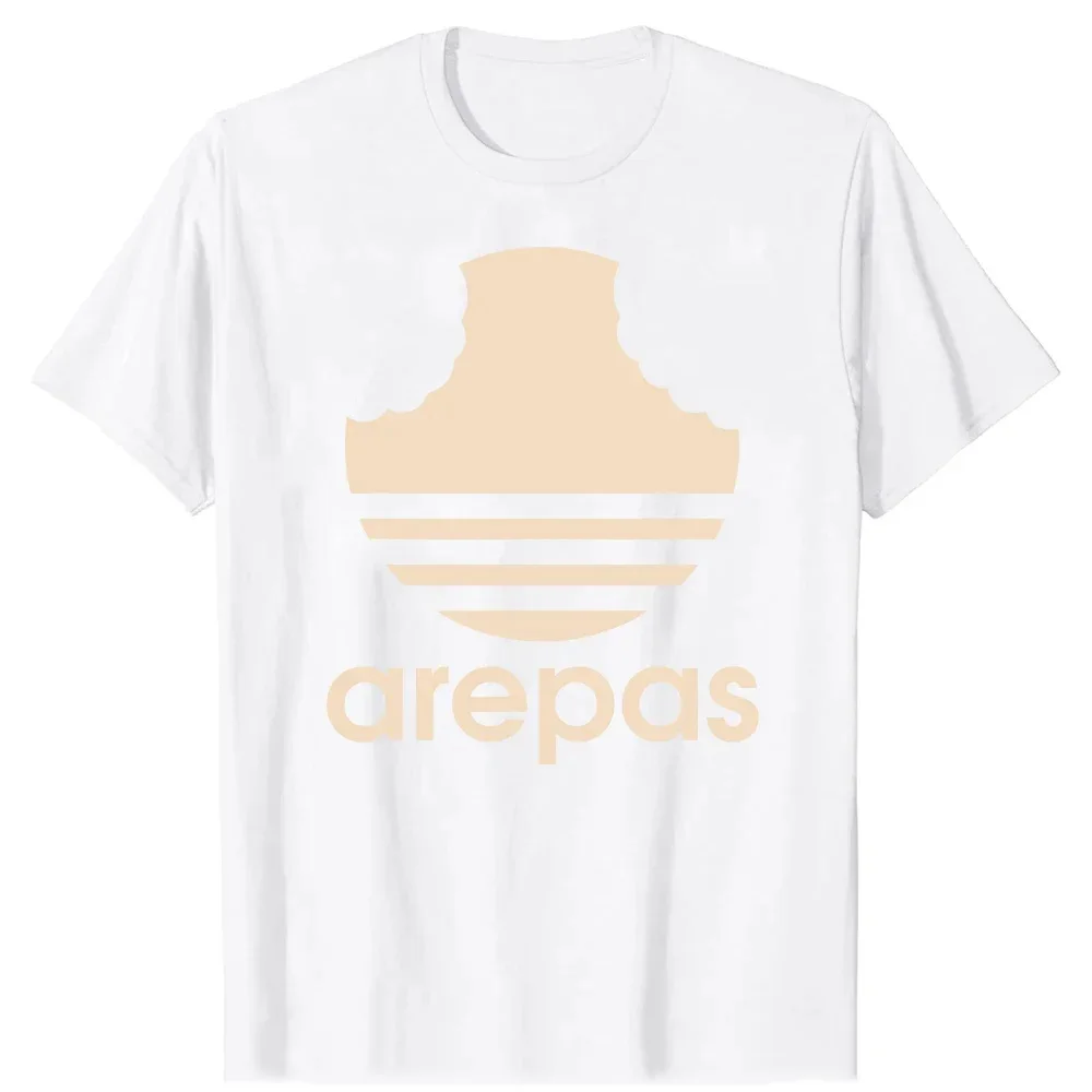 Funny Colombian Venezuelan Arepa T Shirts Summer Graphic Cotton Streetwear Venezuela Flag Gifts T-shirt Mens
