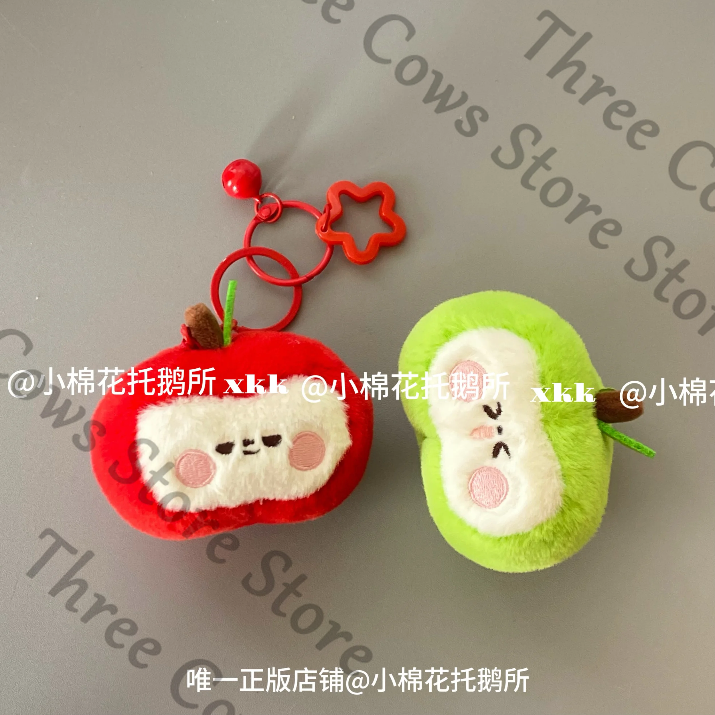 

Anime Love and Deepspace Caleb Cosplay Cartoon Apple Ornament Widget Accessory Dango Keychain Stuffed Toys Keyring Mascot Gift