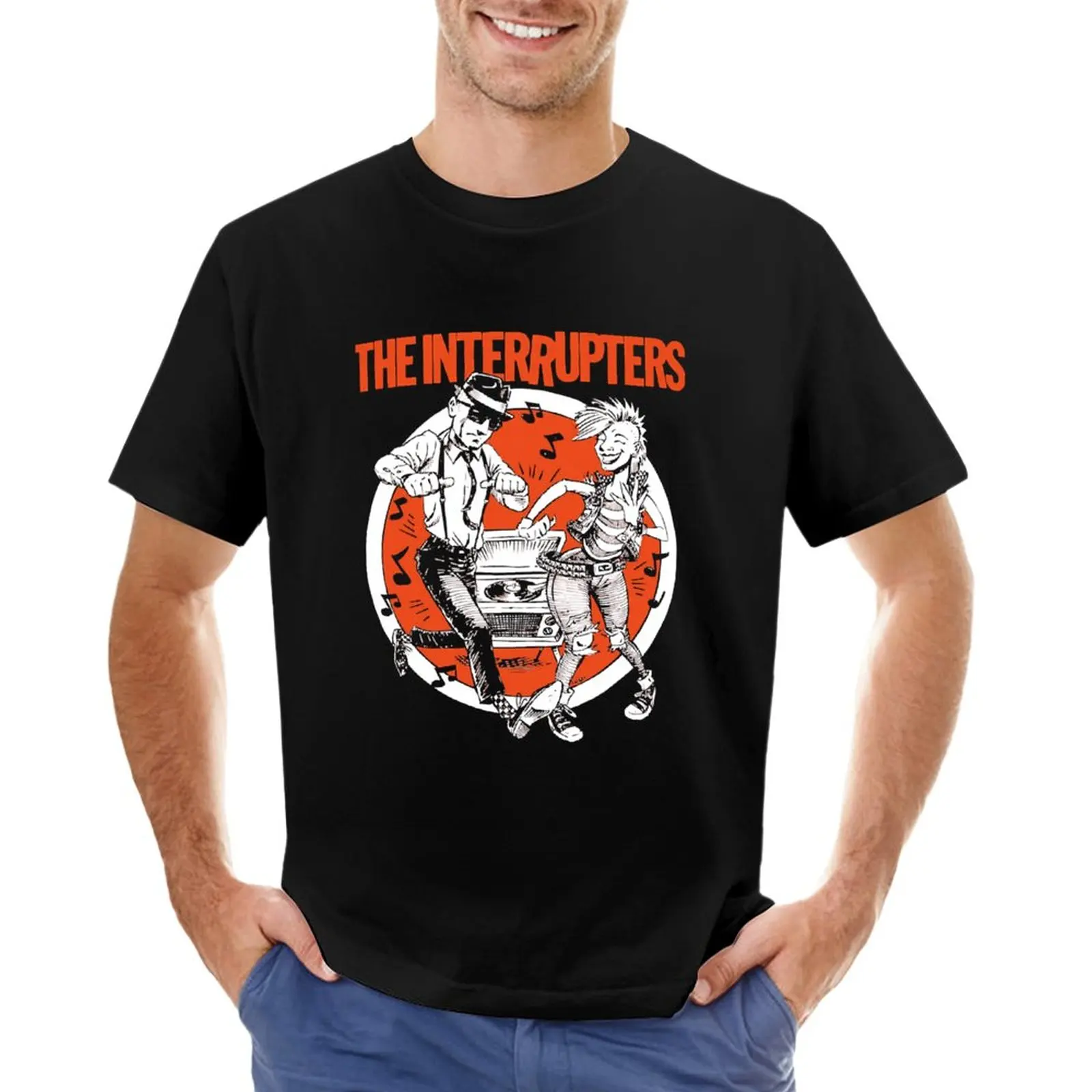 The Interrupters-EST2011 T-Shirt anime clothes blacks black t-shirts for men