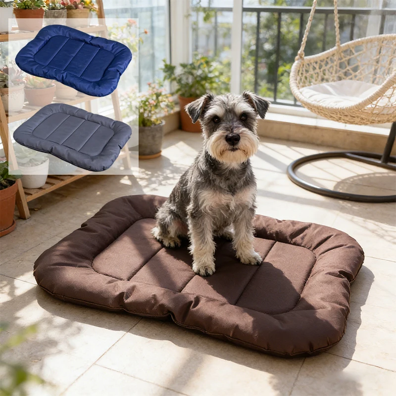 waterproof-oxford-fabric-dog-bed-mat-non-slip-washable-pet-cushion-high-resilience-pp-cotton-breathable-for-small-medium-dogs