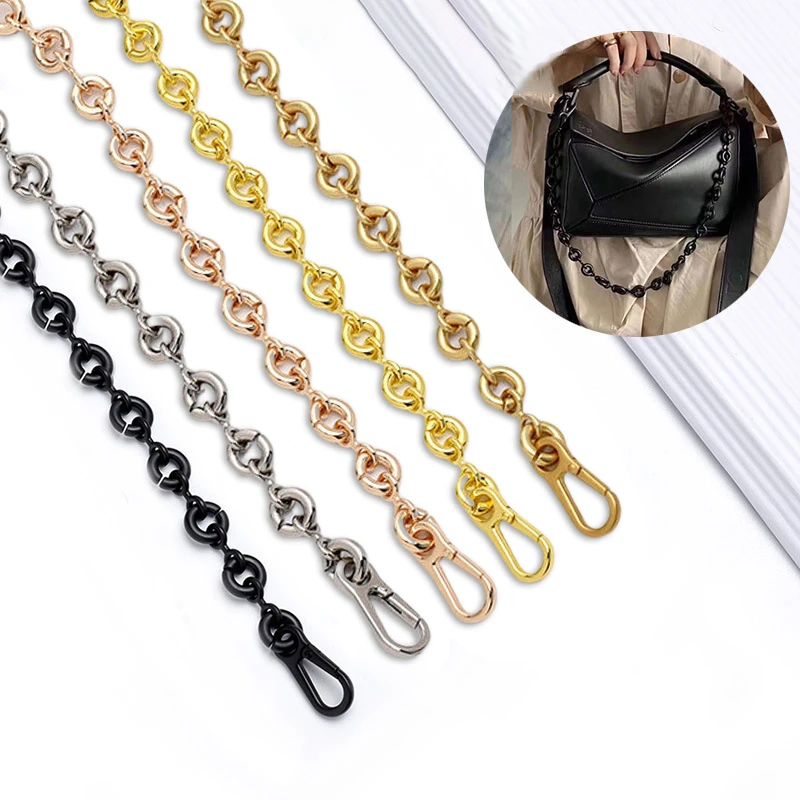 

Bag Chain Donut Chain Geometric Bag Lucky Bag Bag Transformation Underarm Metal Shoulder Strap Accessories