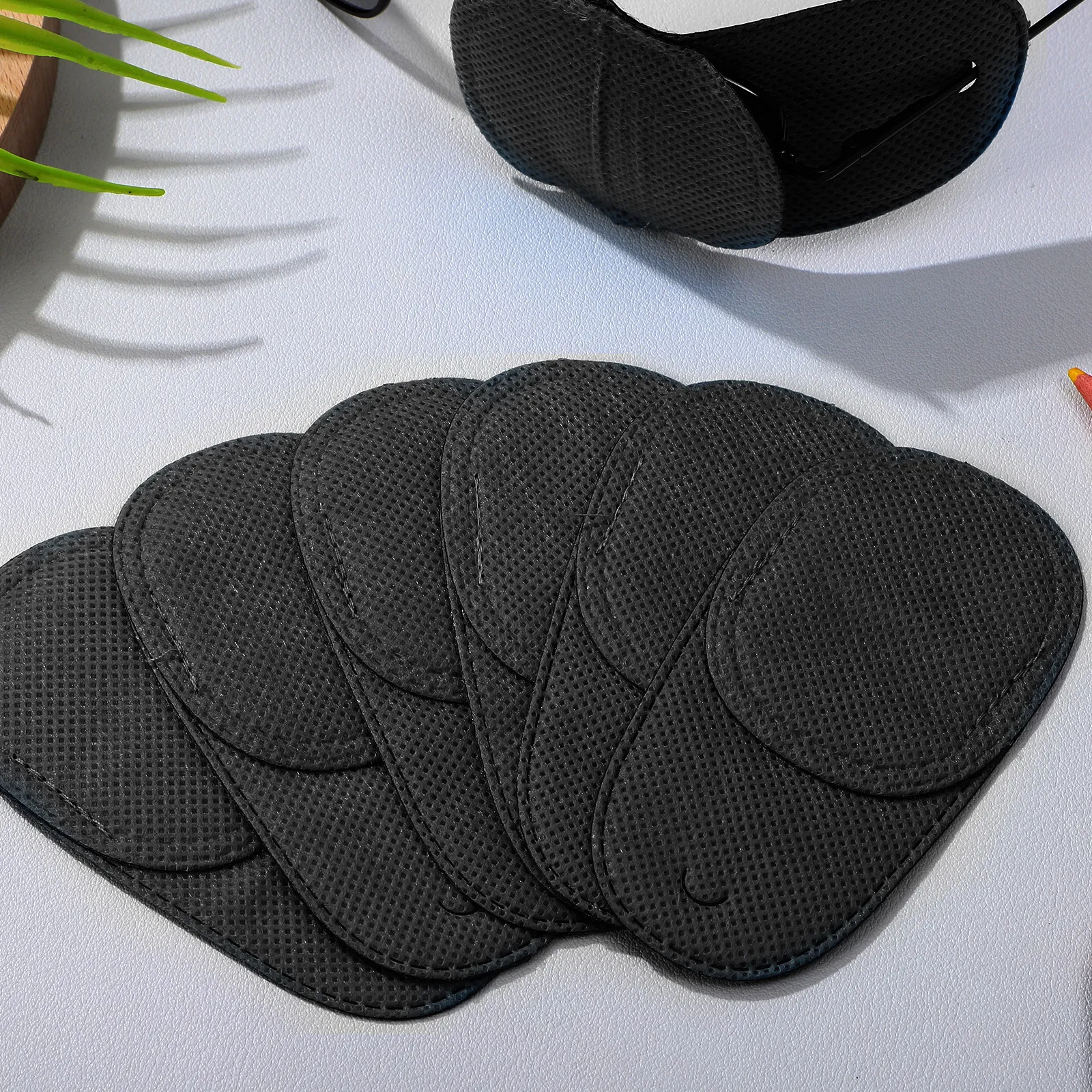 

12Pcs Eye Patches Non Woven Fabric Lazy Eye Patch for Glasses Training Amblyopia Kids Glasses Patches Reusable Soft Comfortable