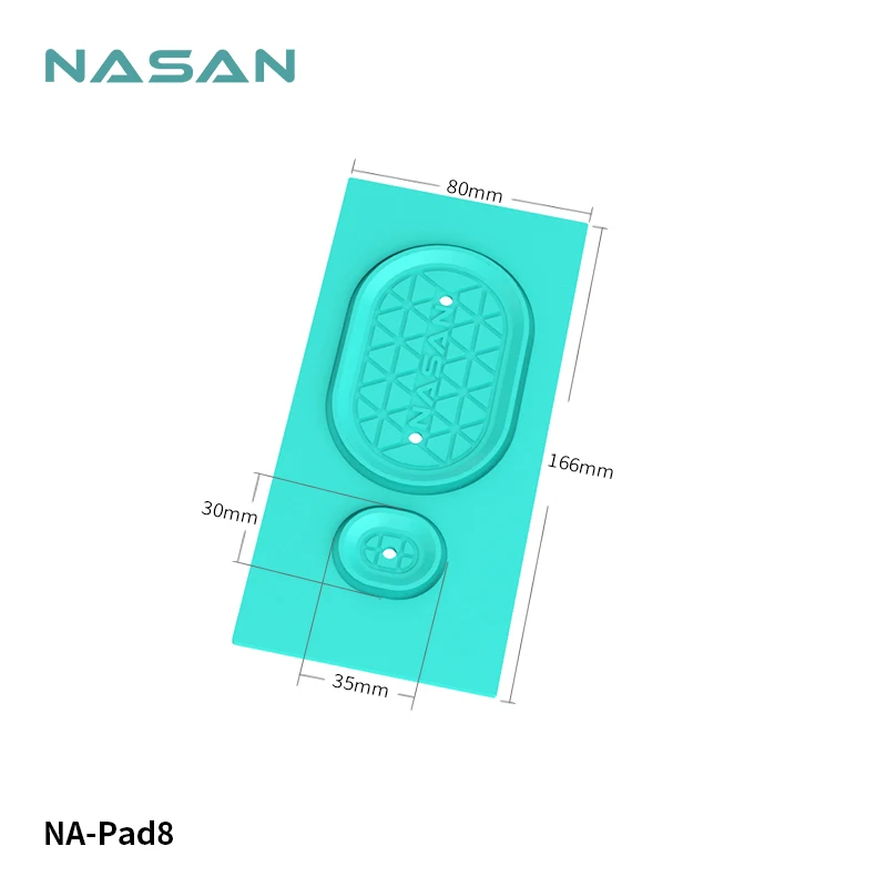 Nasan NA-PAD8 PAD15 Universal Silicone Pad Suction Mat for LCD Separate Screen Heating Fixed Glass OCA Glue Cleaning Repair Mat