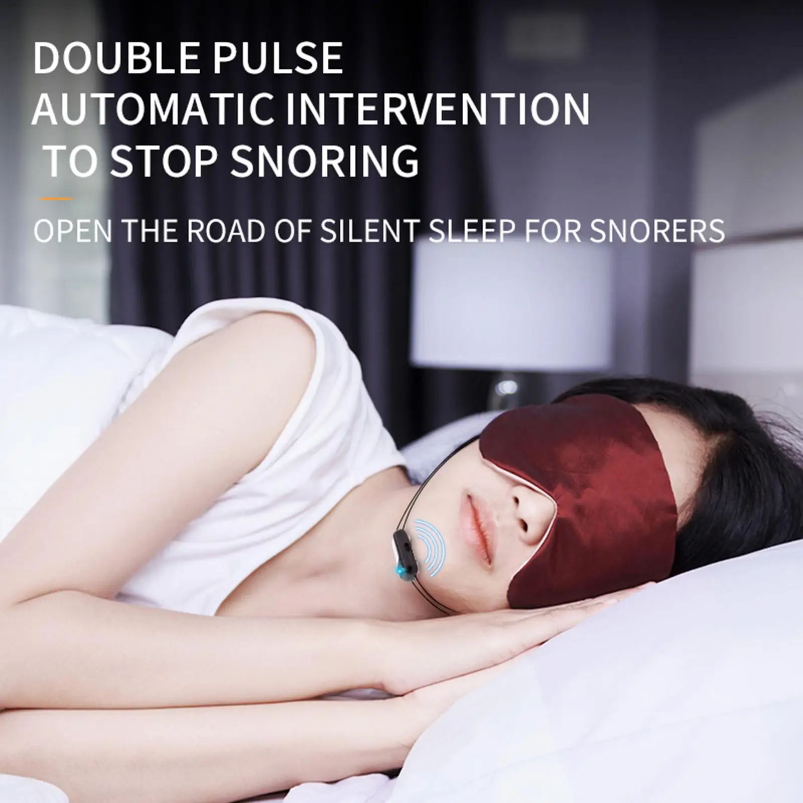 

Snore Prevention Expander Smart Throat Rechargeable Anti Snoring Device Five Gear Adjustable for Sleeping
