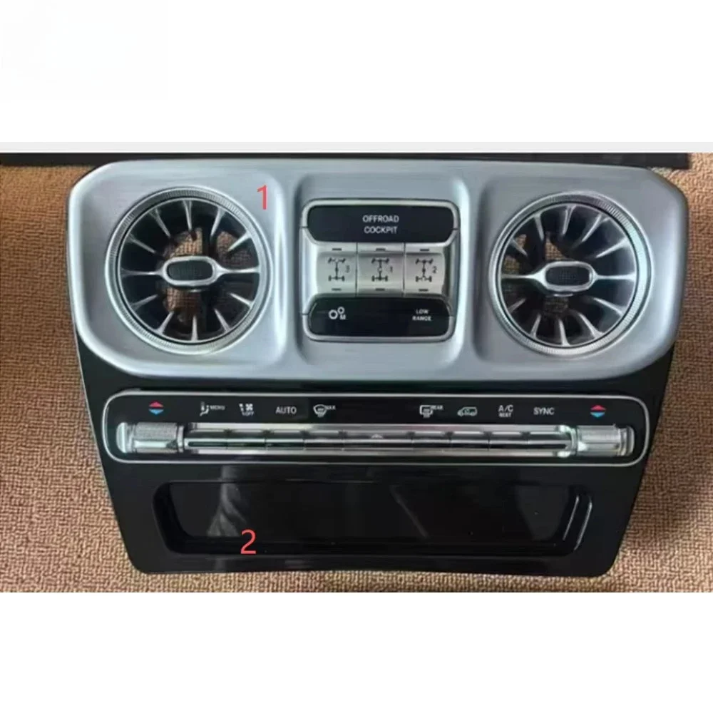 W464 to W465 Center Control Interior Central Control Frame Panel Trim G500 G63 G450D Interior Car Center Console System Parts