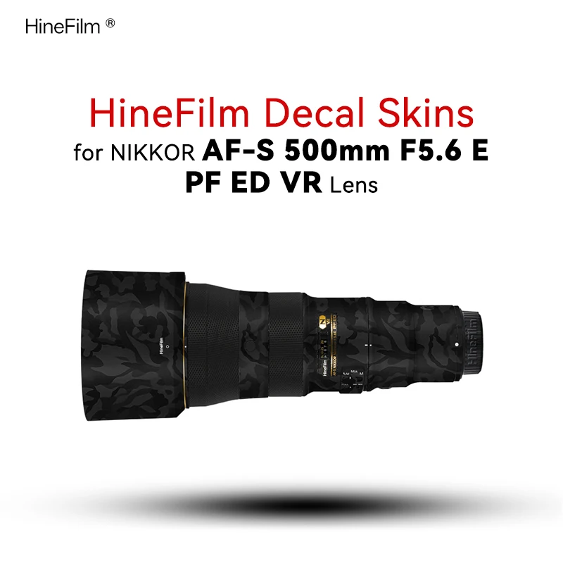 

Customized Skin for Nikkor AF-S 500 F5.6E Lens Decal Skin For Nikon AF-S 500mm f5.6E PF ED VR Decal Skin 500 F5.6 E Wrap Cover