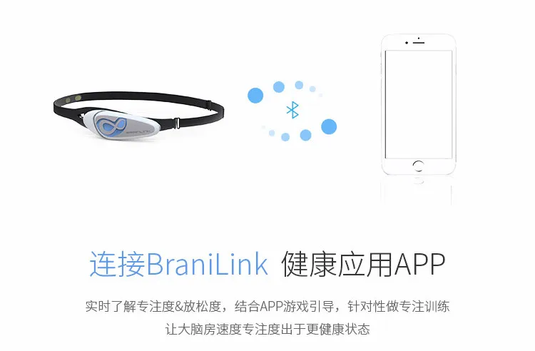 أداة الارتجاع الحيوي EEG، أداة تدريب تركيز الأطفال، كاشف EEG الجيل الثاني Brianlinklite