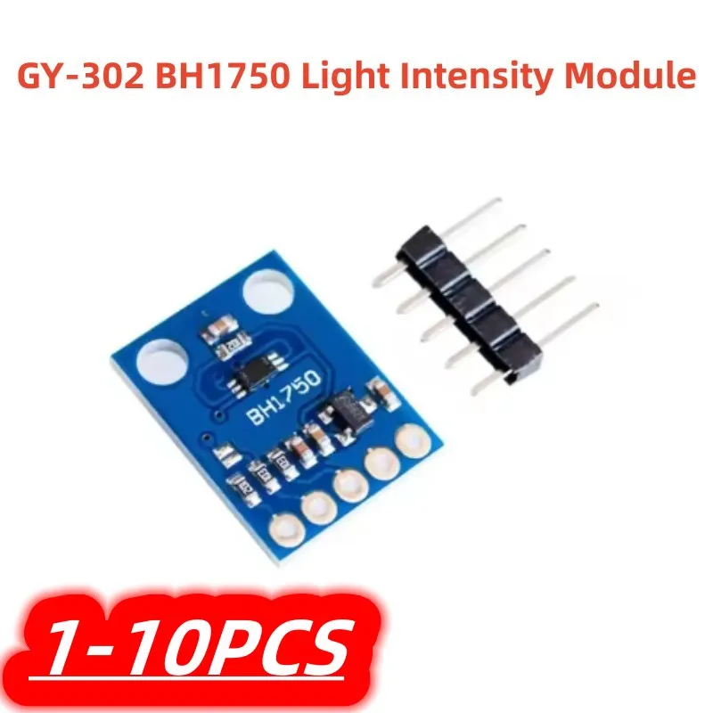 1-10Pcs/lot New GY-302 BH1750 BH1750FVI Light Intensity Module Digital Optical Intensity Illumination Sensor for Arduino