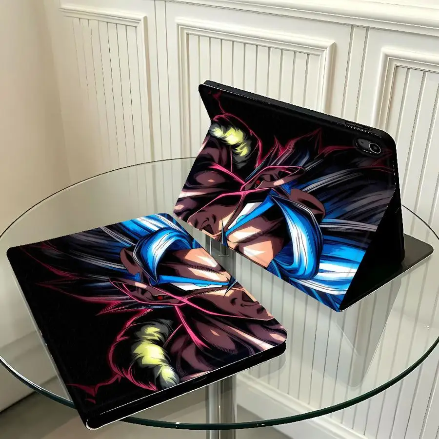 D-ragonS Goku Face Case for Samsung Galaxy Tab A9Plus S9+ S10 Lite A8 S9 FE S11 S7 S8+ S10 Plus A11 A7 Lite S10FE with Pencil
