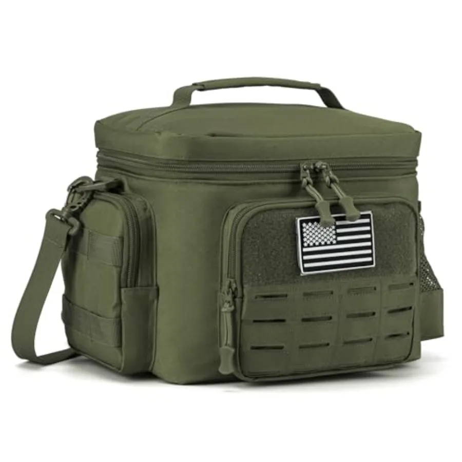 

Tactical Lunch Bag for Mens Military Heavy Duty Lunch Box Work Leakproof Insulated Durable Thermal Cooler Bag for Adult Meal fo