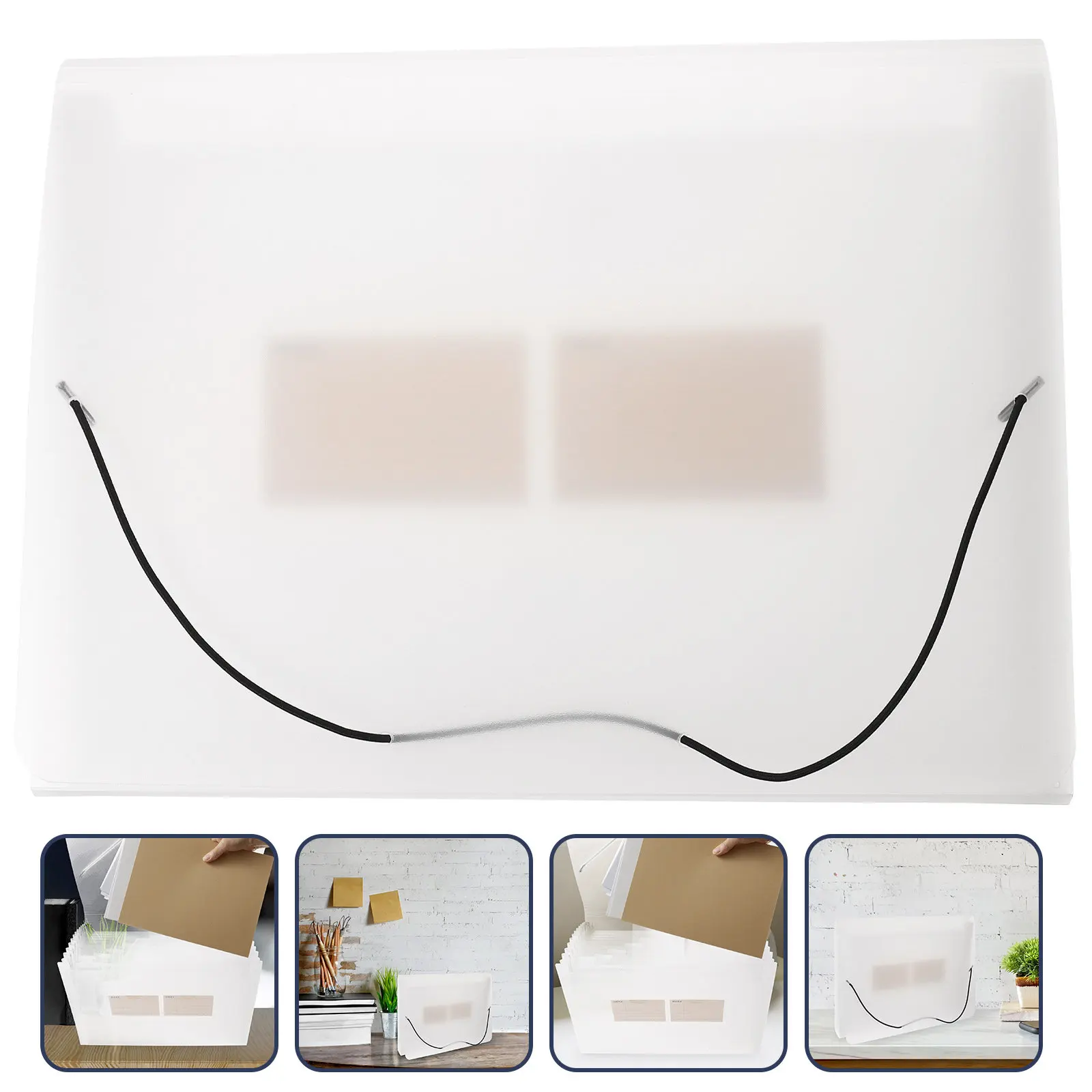 

Multi Layer Hanging File Folder Accordion Plastic Organizer For Documents Receipts Bills Coupons Portable Storage Home