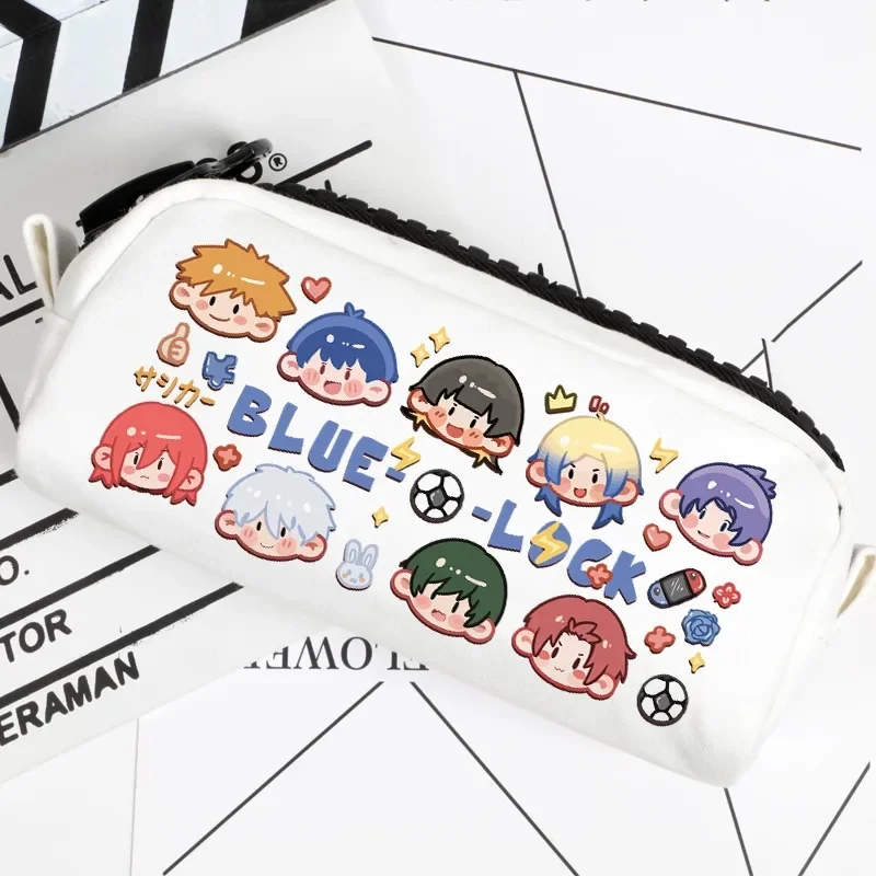 

Белый, черный, 19 × 6 × 9 см, синий замок, пенал в стиле аниме, сумка для ручек, пенал для студентов, детей, подростков, школьные принадлежности для девочек и мальчиков