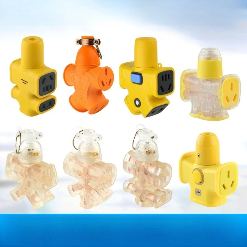 

Pure Copper Socket with Wire, Waterproof Floor Drag Plug, Wireless Self-plugging Board Without Wire, Explosion-proof Power Strip