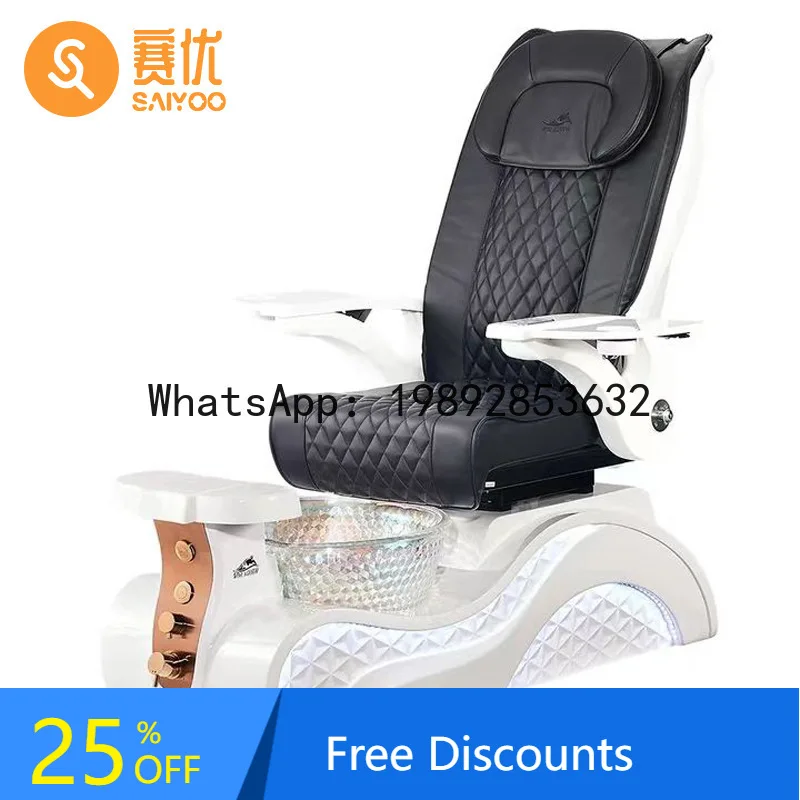 

CZ Beauty Salon Foot Soaking Sofa Foot Bath Washing Chair Electric Massage Spa Foot Beauty Eyelash Chair