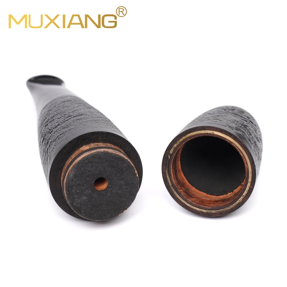 أنبوب تدخين محمول من MUXIANG أنبوب خشب برير للتبغ أنبوب هدايا قابل للفصل أنبوب سيجار على شكل طوربيد #6