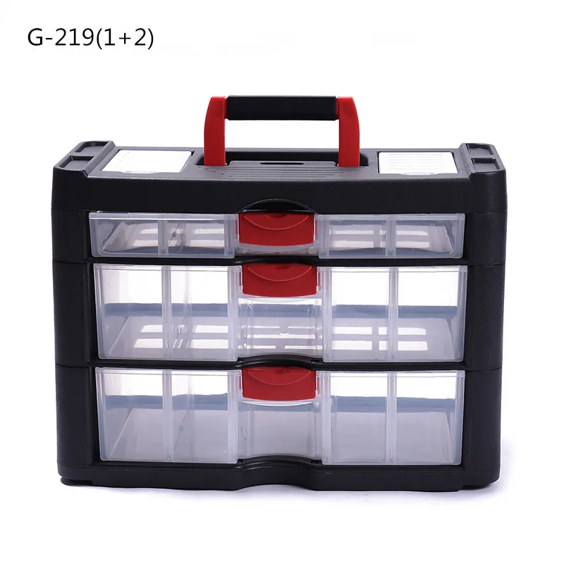 Drawer Plastic Parts Box Screw Classification Component Box Hardware and Craft Cabinet Electronic components Storage ToolBox