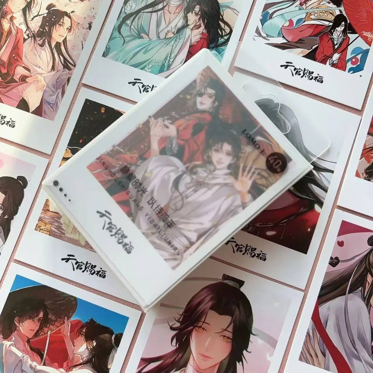 

Tianguan Blessing Postcard Flower City Xie Lian Cartoon Peripheral Bookmark Gift Toy Manga Badge Novel Book Bookmark Small Card