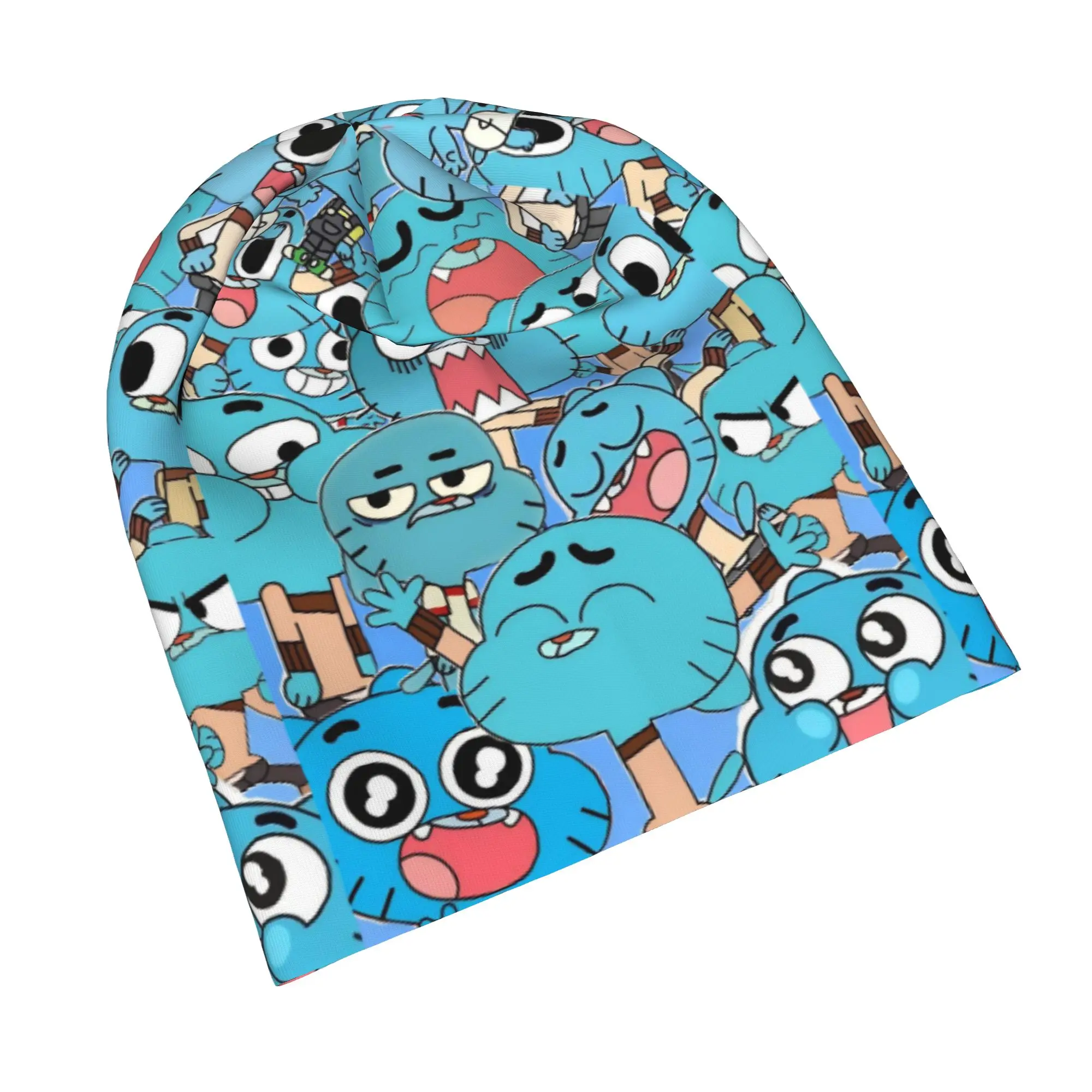 Amazings Gumballs Bonnet Hats Vintage Outdoor Skullies Beanies Hat Cartoon for Men Women Spring Dual-use Caps