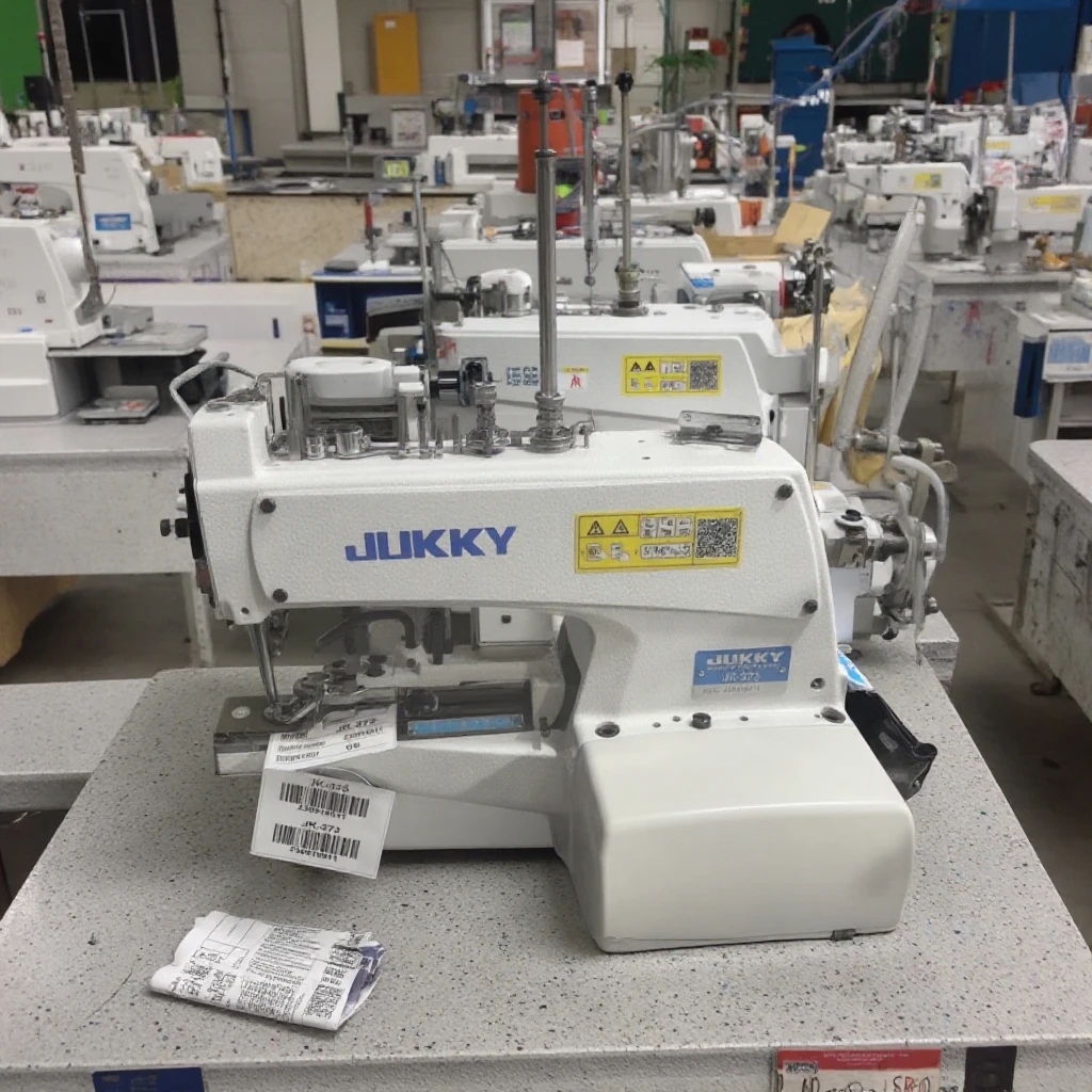 JUKKY 373 단일 바늘 고속 전자동 단추 부착 산 - Sewing Jahit 리뷰 및 가격