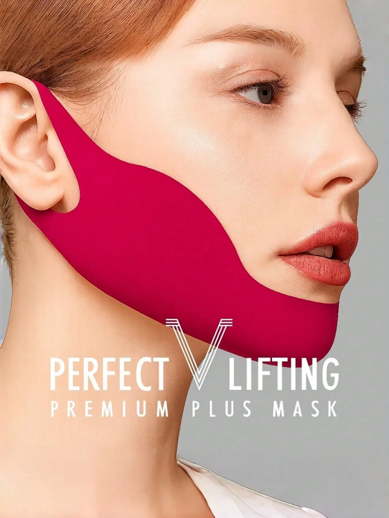 1/3/5pcs V-Shaped Face Mask Chin Lifting Patch Ear Hook Face Mask, Double V Ear Hook V-Line Face Mask, V-Line Lifting Face Mask - view 6